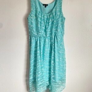 Lily Rose Turquoise Sleeveless Dress